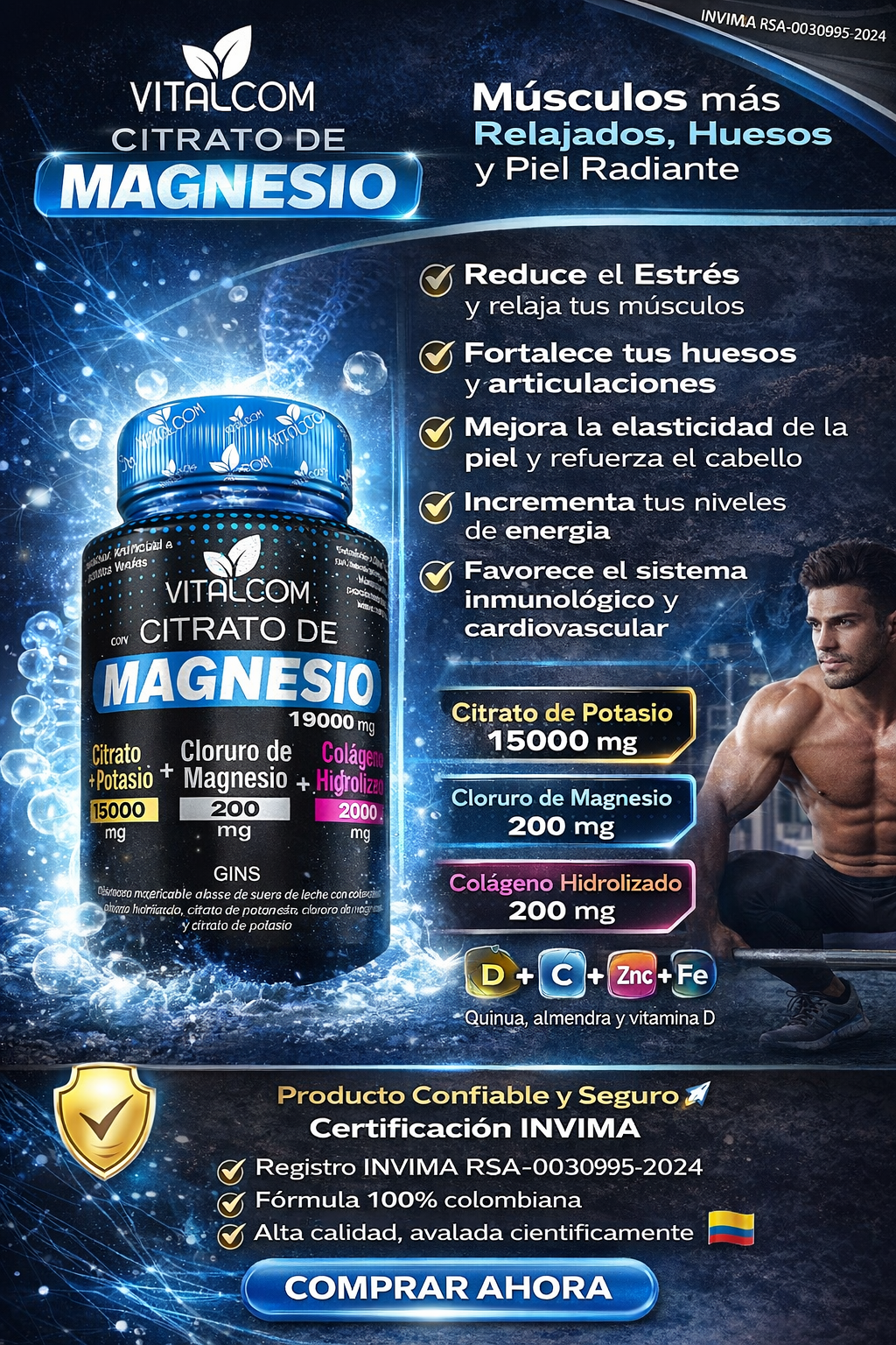 Citrato de Magnesio | Vitalcom