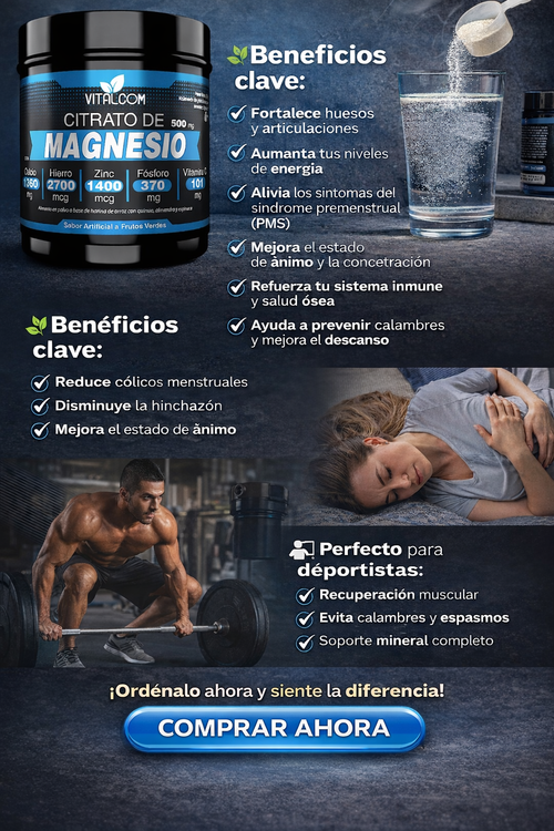 Citrato de Magnesio Premium X500 (500 gr)