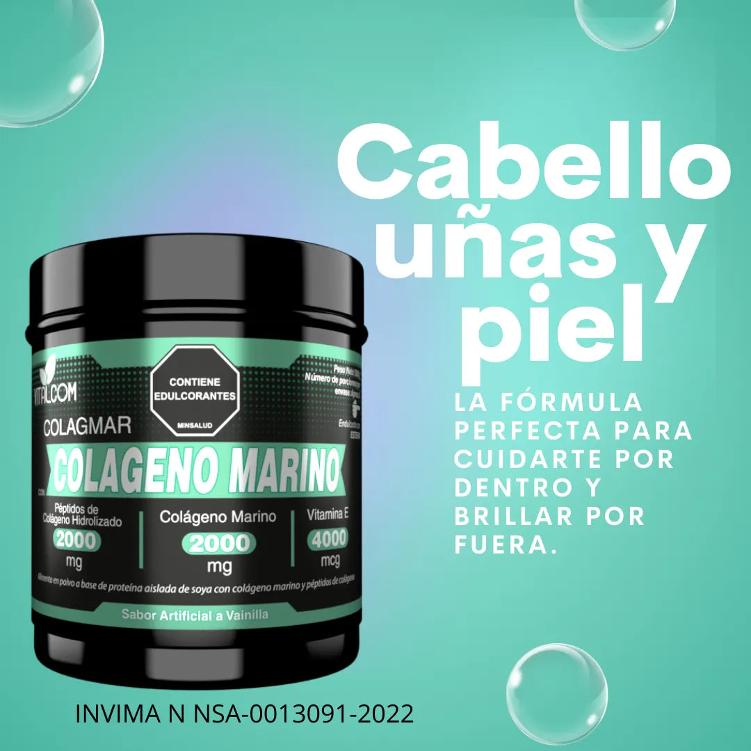 Colágeno Marino COLAGMAR 500gr Vainilla