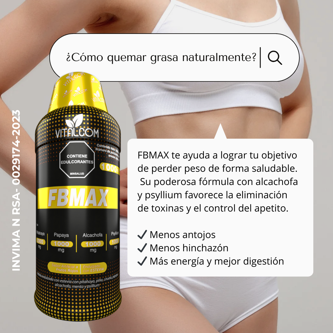 FBMAX Suplemento Digestivo Líquido 1000 mL