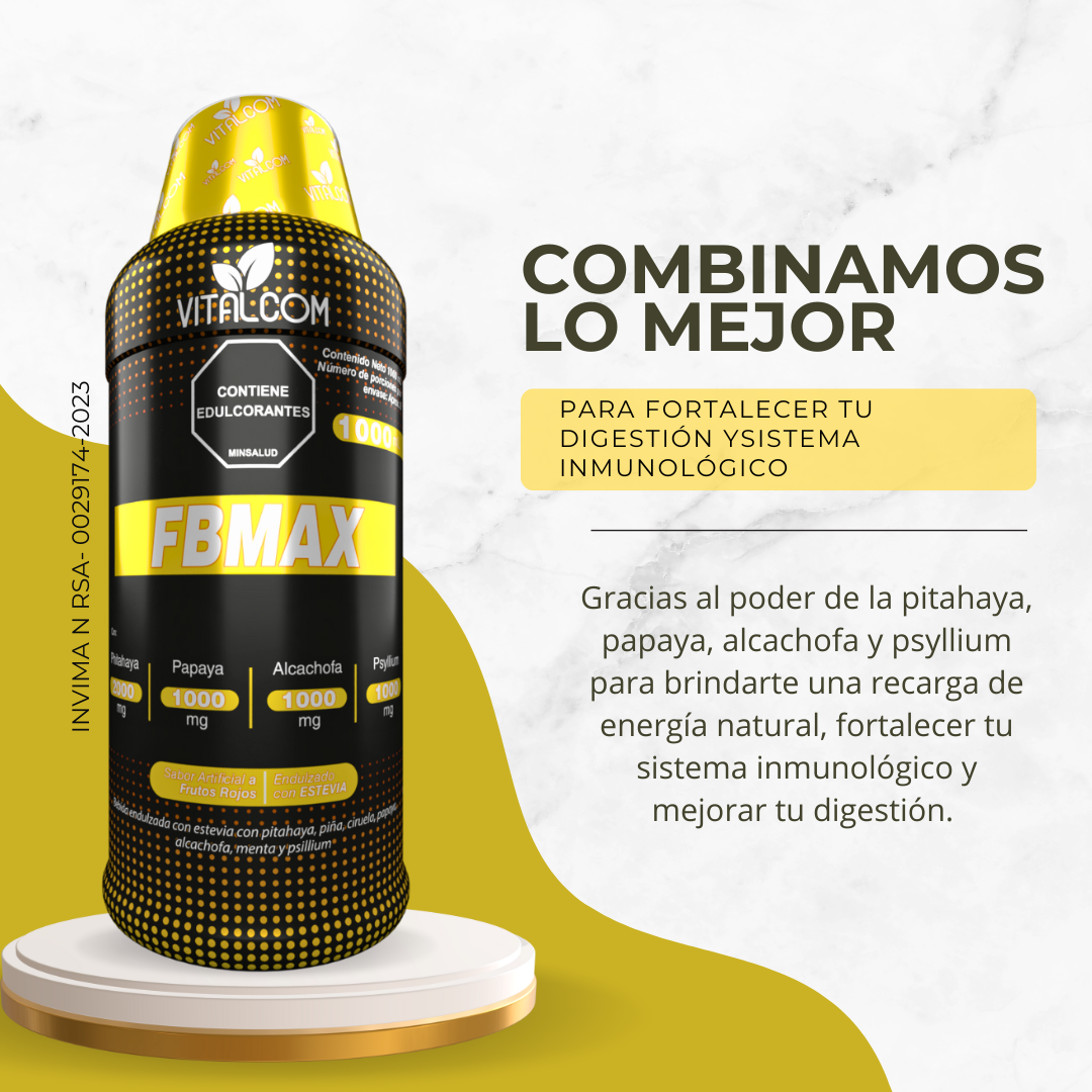 FBMAX Suplemento Digestivo Líquido 1000 mL