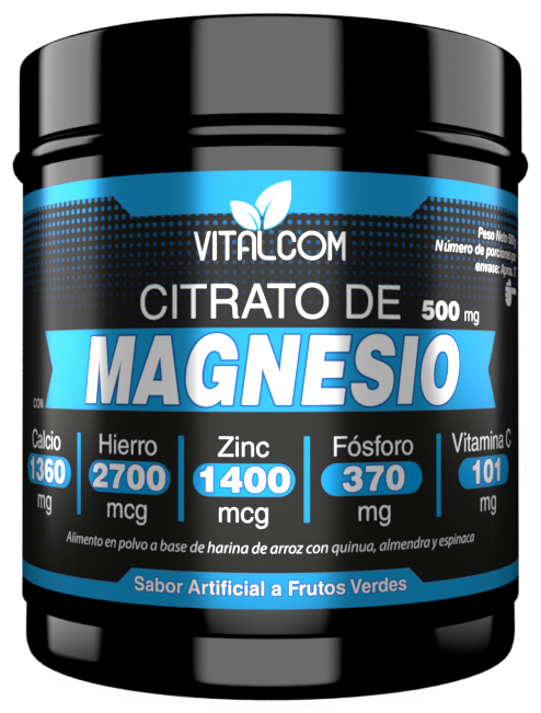 Citrato de Magnesio Premium X500 (500 gr)