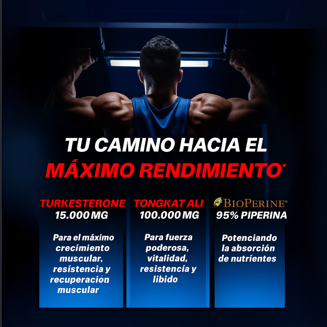 Turkesterona Premium con Tongkat Ali x120