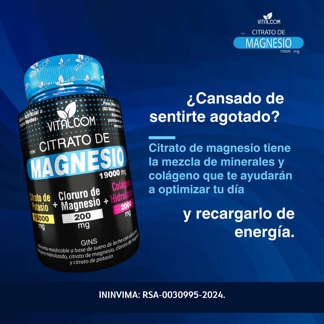 Citrato de Magnesio | Vitalcom