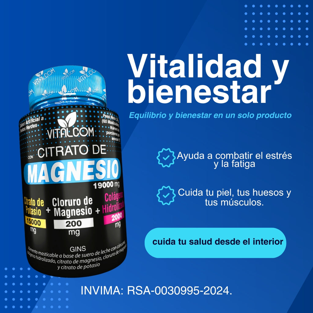 Citrato de Magnesio | Vitalcom